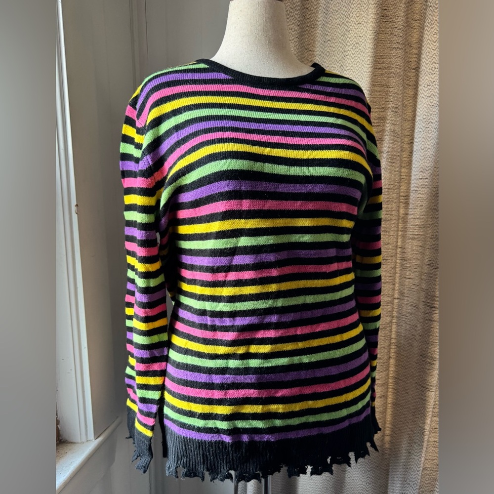 Killstar Rainbow Warrior Knit Sweater